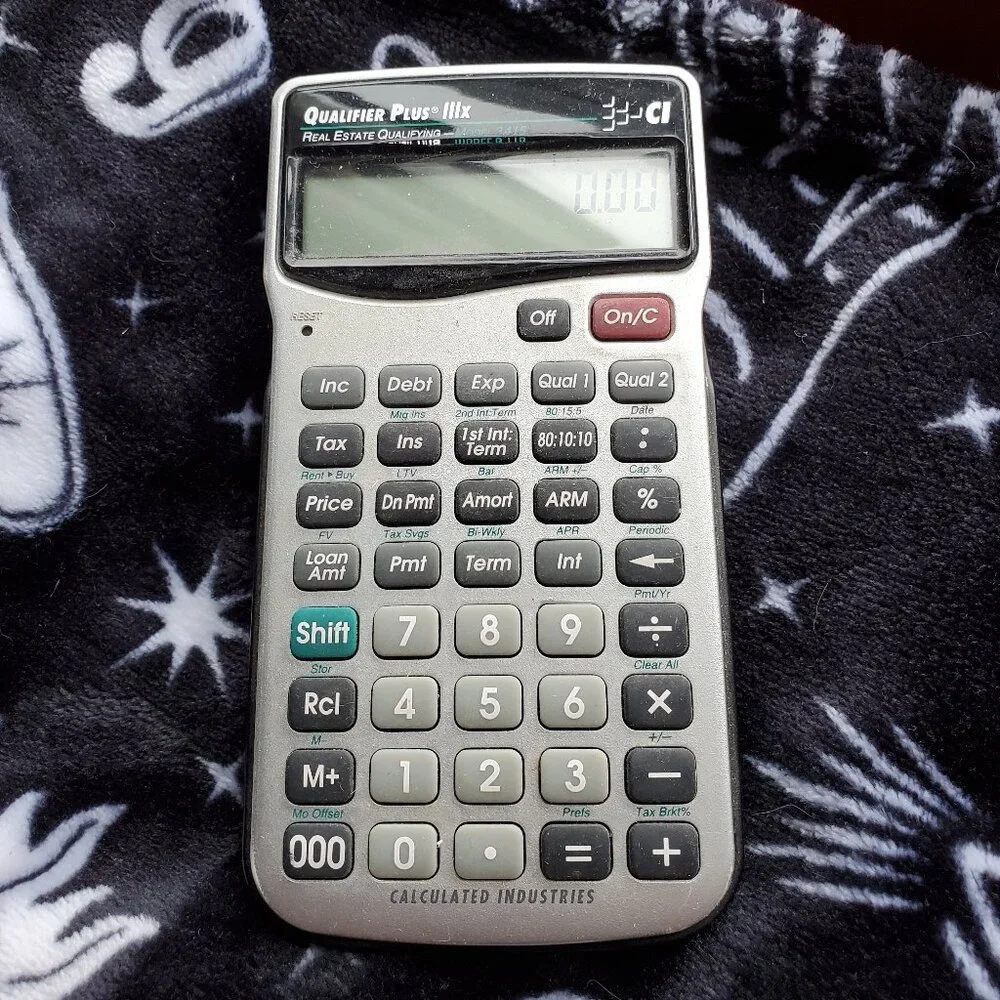 Calculated Industries Model 3415 Qualifier Plus IIIx Advanced RE Calculator